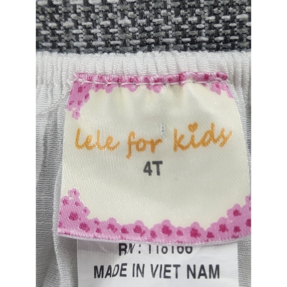 Lele for Kids Girls High Low Dress 4T White Ruffle Gauze Boho Cottagecore Beach - Picture 3 of 10